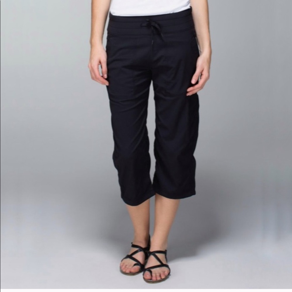 Lululemon Dance Studio Crop II Black Pants Athletic
